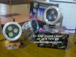Lampu LED Sorot Taman 3 mata
